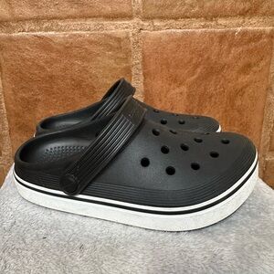 Crocs off-court clogs size j 2 kids boys girls crocs black